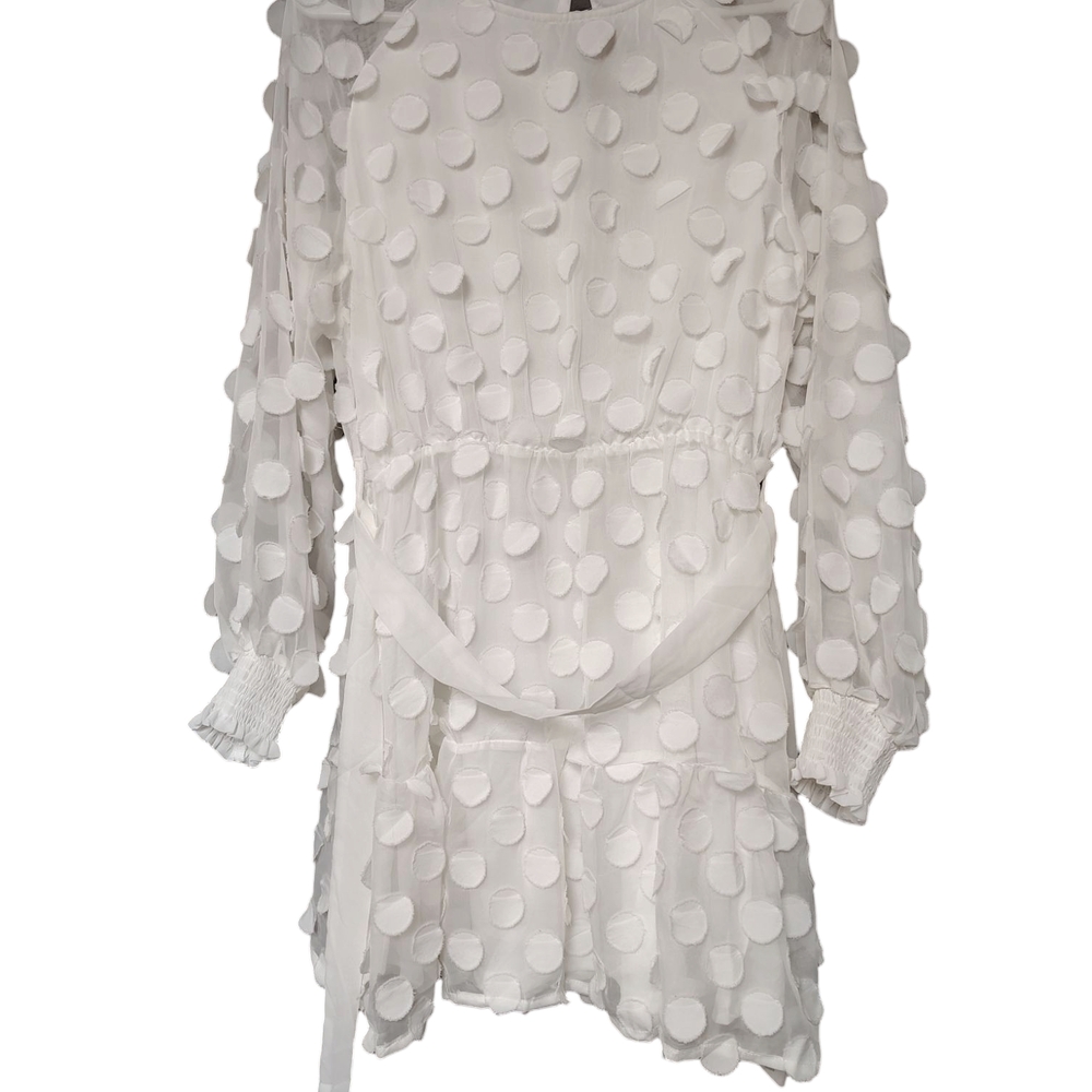 White Polka Dot Dress